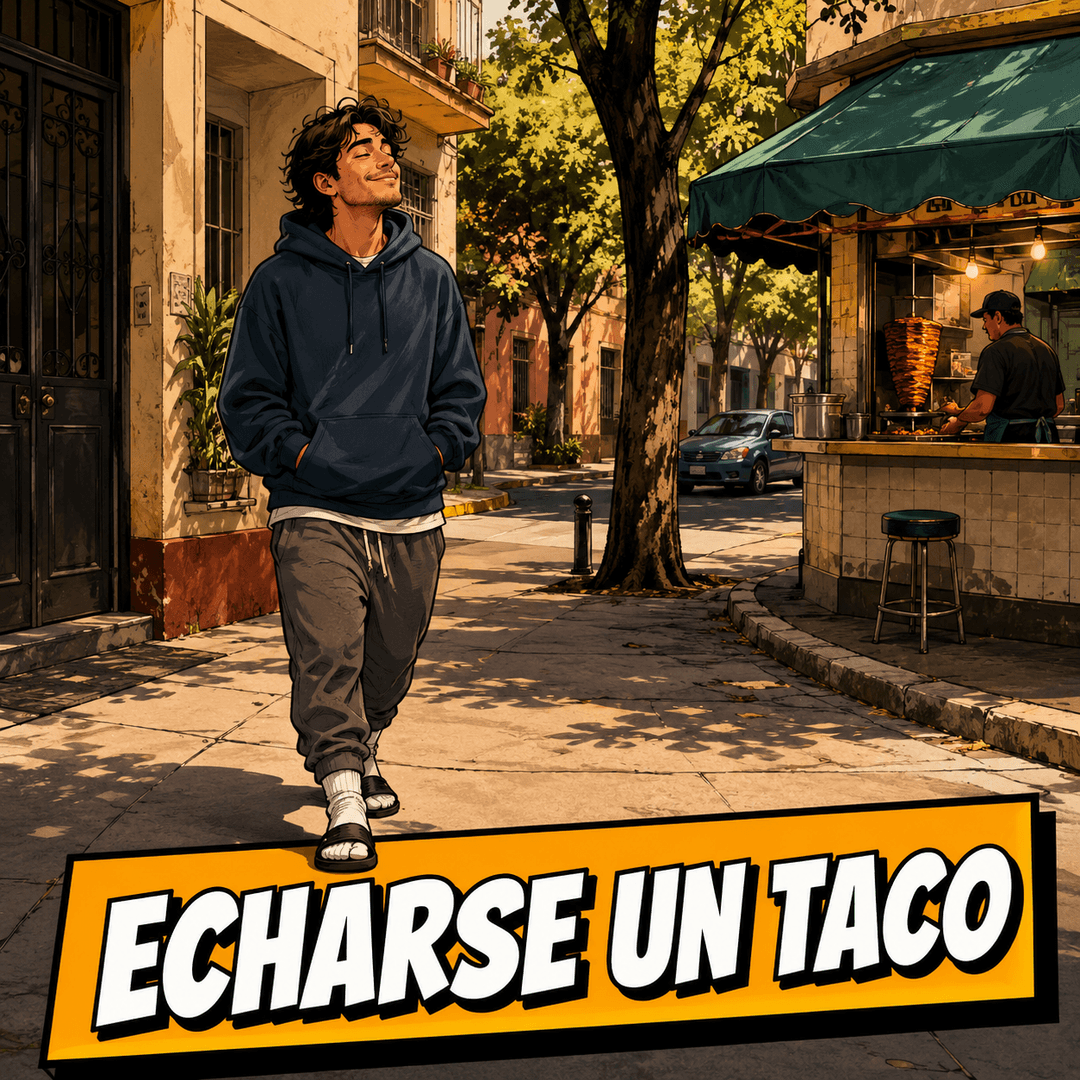 echarse un taco — Mexican Spanish for To grab a taco. To grab something to eat.