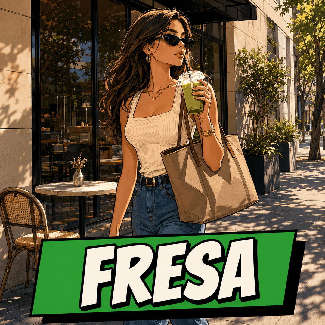 fresa — Mexican Spanish for Preppy. Snobby. Posh-on-purpose.