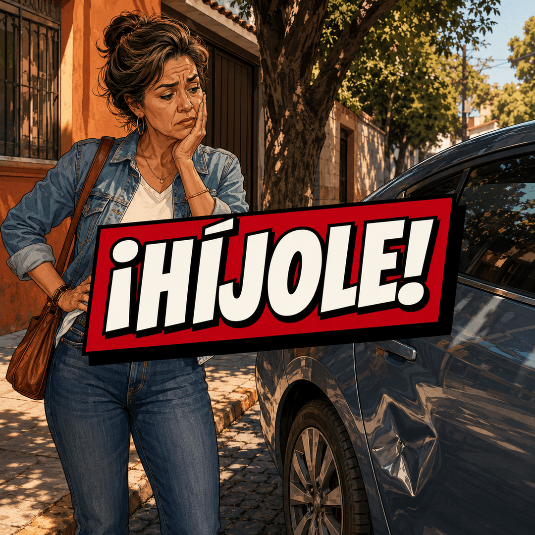 ¡híjole! — Mexican Spanish for Geez. Yikes. Oh no.