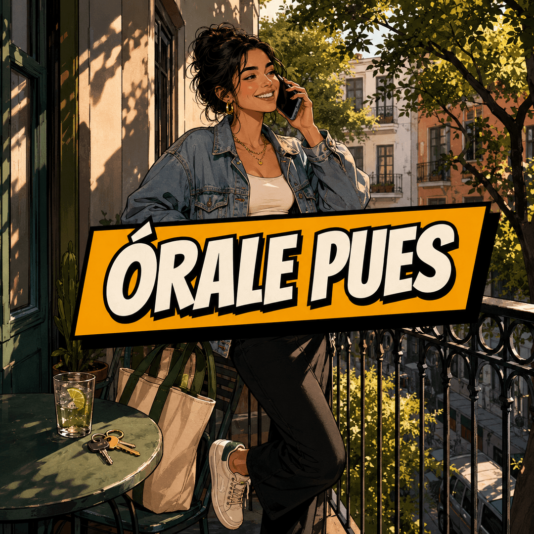 órale pues — Mexican Spanish for Alright then. Okay, let's do it. See you then.
